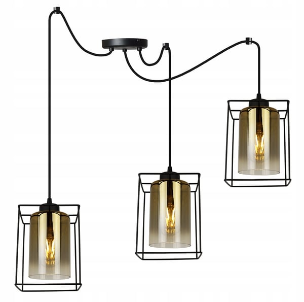 MODERN ELEGANT GLAS HÄNGLAMPA