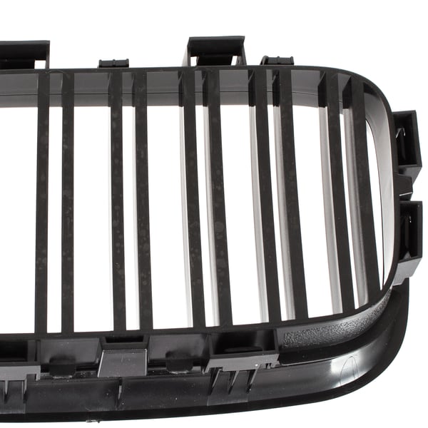 BMW 3 E36 91-96 gitter mellem forlygterne (nyrerne) venstre + højre sæt SORT GLOSSY DOBBELT BAR