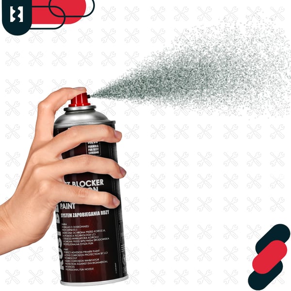 Rostsprayfarve til metalstakit og låger beskyttende grøn RAL 6005 400 ml