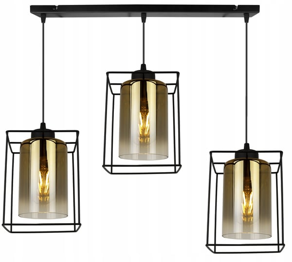 MODERNE ELEGANT HÆNGELAMPE MED GLASSKÆRM