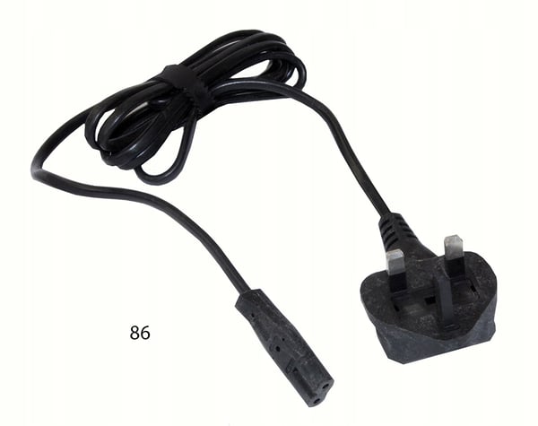 Akyga AK-AG-03A Britisk CCA BS 1363 (Type G) / IEC C7 Strømkabel 1,5 m UK