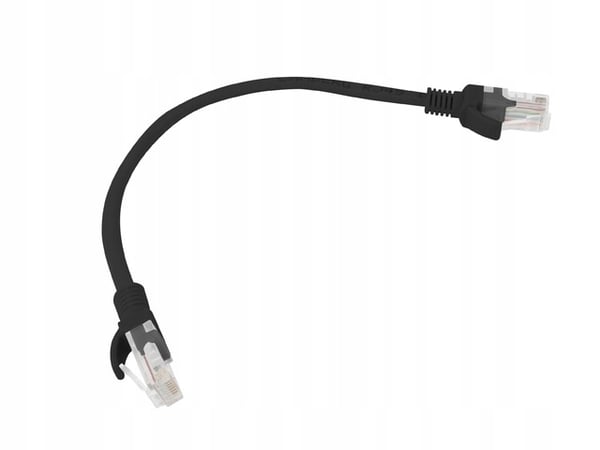 Lanberg UTP Patchcord Cat.6 0,25m Sort