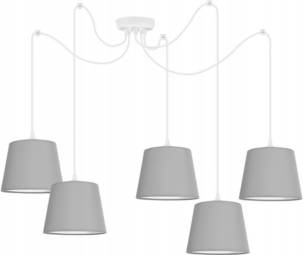 HÄNGANDE taklampa ljuskrona SPIDER loft E27 LED