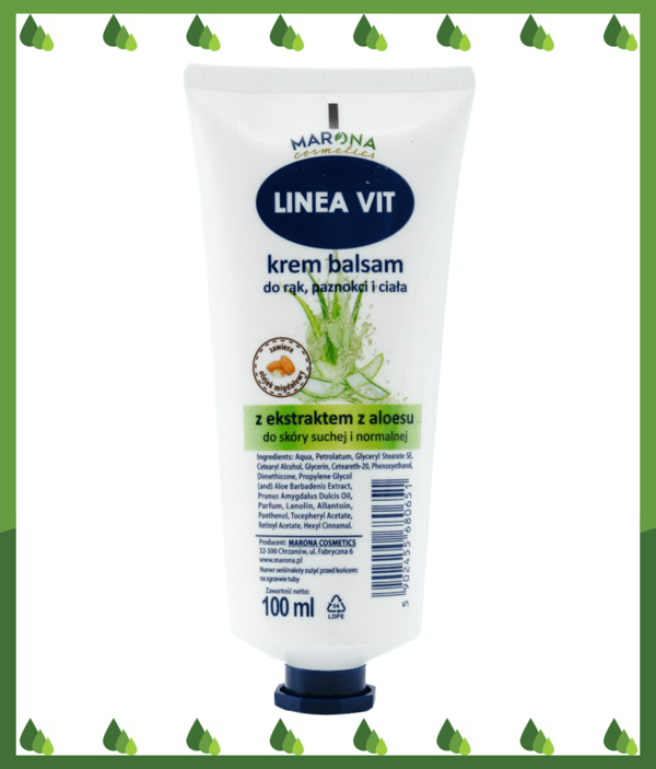 Linea Vit kräm 100 ml med aloe vera-extrakt