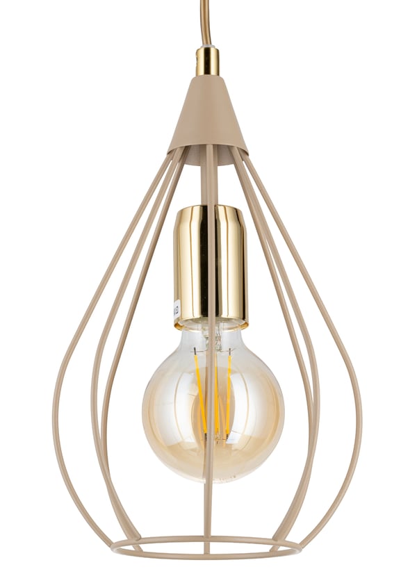 Noa Beige hänglampa 1xE27 17 cm