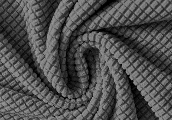 KLÄDSEL skandinavisk stol grå jacquard