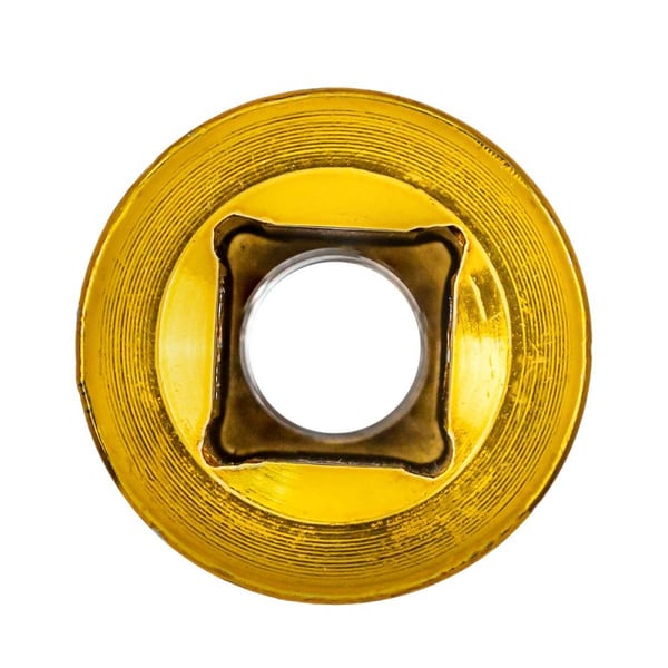 1/2" slagtop til 19 mm aluminiumsfælge, 6-kantet længde