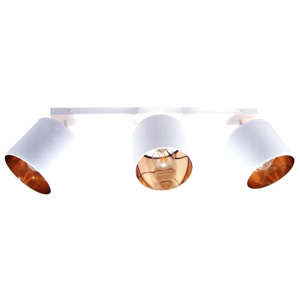 Lofthængende lampe med gylden LED-loftlampe