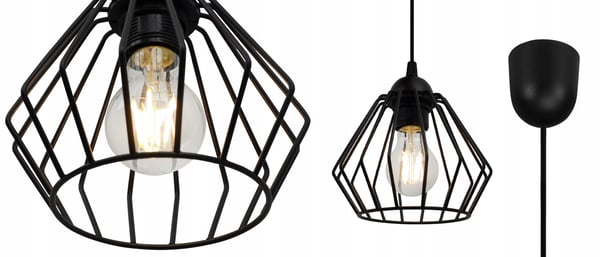 LOFT HÄNGLAMPA DIAMANT EDISON RETRO LED