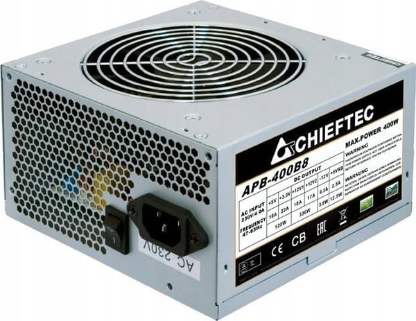 Chieftec APB-400B8 400W ATX 120mm strømforsyningskabinet <80%