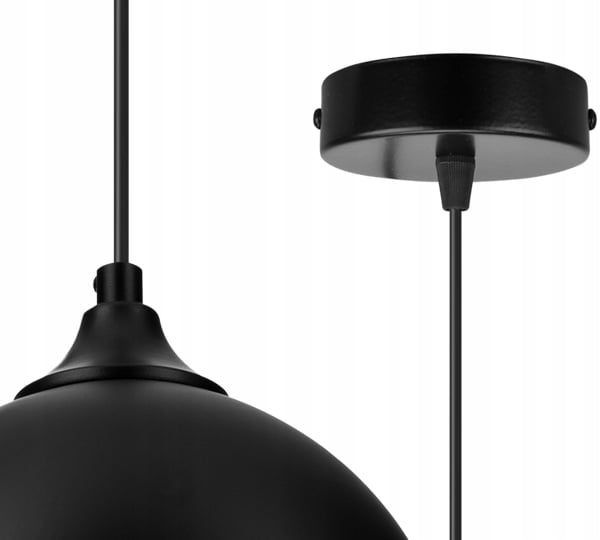 HÆNGENDE LOFTSLAMPE, GLASPLAFON, LED-LAMPE