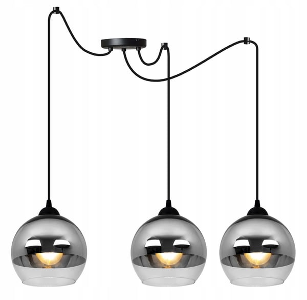 ELEGANT FORKROMET LED-SPIDERHÆNGELAMPE