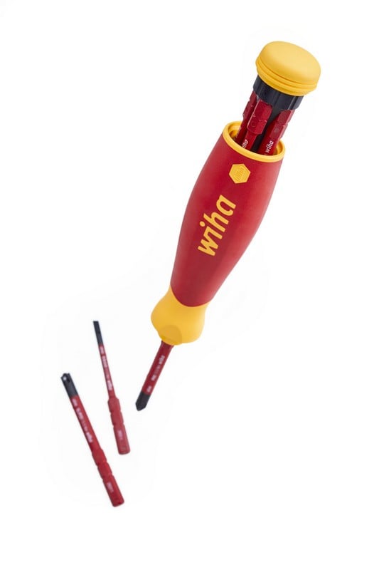 POCKETMAX SÄHKÖINEN RUUVIMEISSELI TERÄLIPASELLA, 4 TERÄÄ - WH 45296