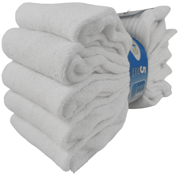5-pack herrstrumpor tryckfri bomull 43-46