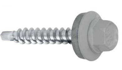 SELVBORENDE SKRUE 4,8*70MM RAL 9006 - 2.0 STO - WSB 70 9006