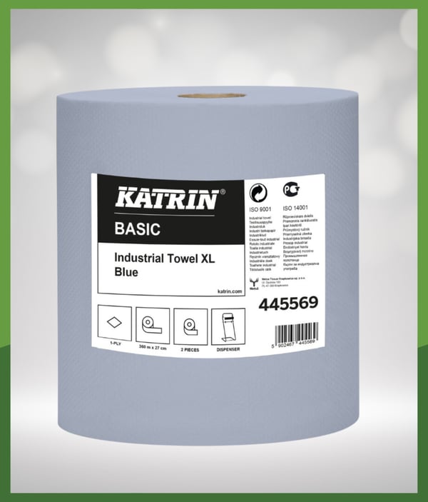 Puhdistusliina 1w sininen BASIC XL 2 kpl pakkaus