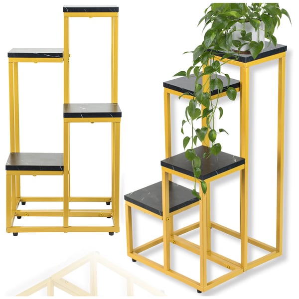 Stående blomställning, växtställning, metallloft, 4 nivåer, 68 cm