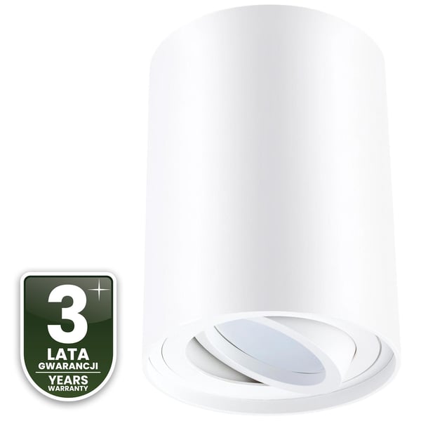 Väggmontering halogenspot spotljus rörlig GU10 rund vit 115mm AMAT-L LUMILED