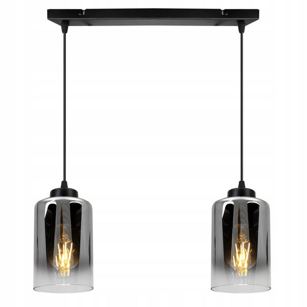 MODERNE ELEGANT HÆNGELAMPE MED GLASSKÆRM