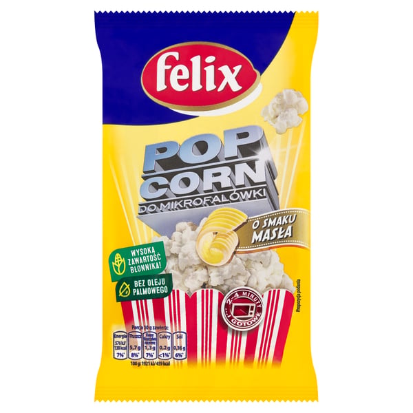 Felix voinmakuiset mikroaaltouunipopcornit 90 g