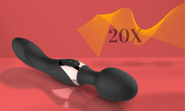 Dildo vibraattori hierontavarsi kaksipuolinen 20 tilaa anaali elegantti vahva