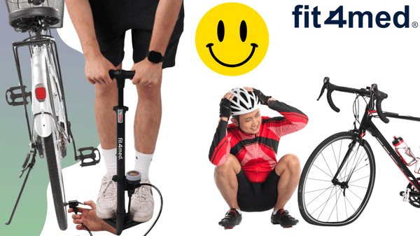 Dunlop cykelpump för Presta och Schrader ventiler