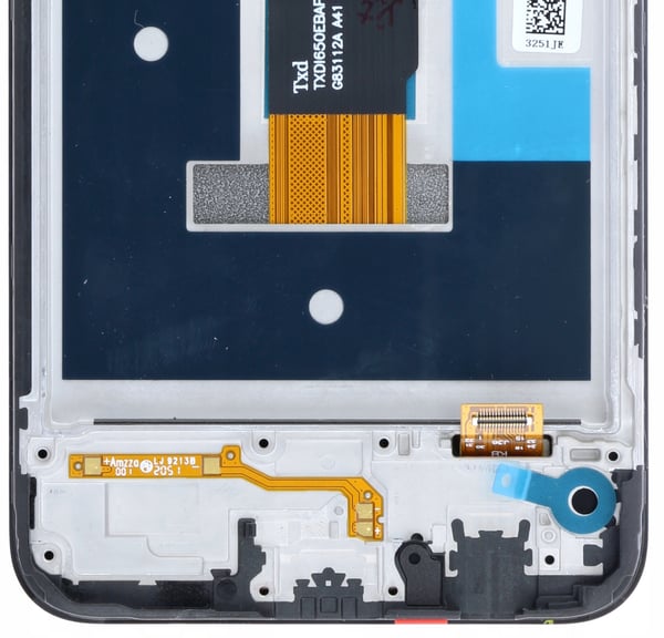 Realme C11 2021 RMX3231 original LCD-skærm og berøringsskærm renoveret sort