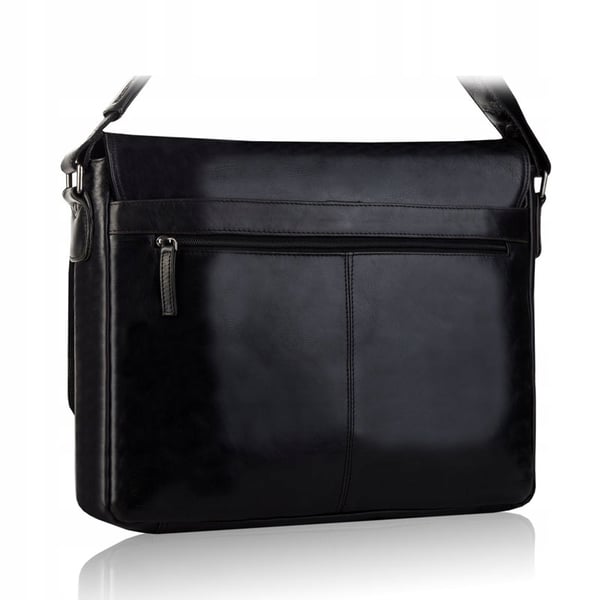 TBS-316 musta vintage miesten laukku + todistus