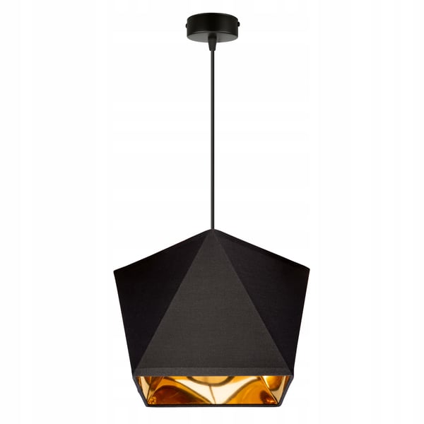 Diamantgylden LED-loftlampe i midten