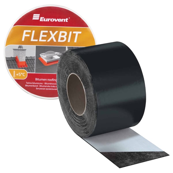 Flexbit bitumenbånd 100 mm x 10 m RAL 7016