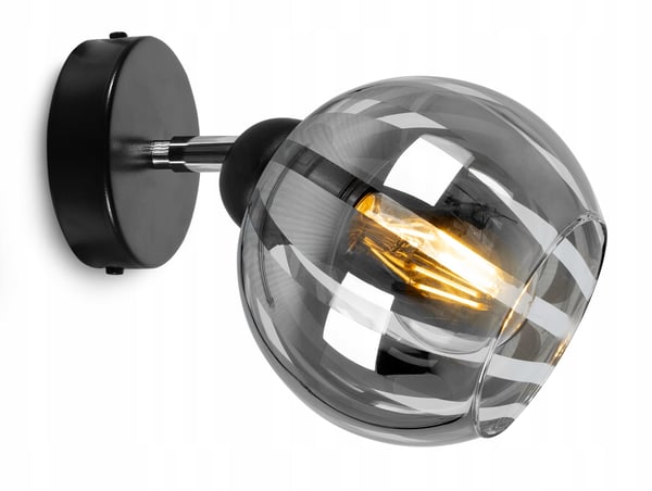 ELEGANT LOFTLAMPE I KROM, KUGLESKÆRM, LED