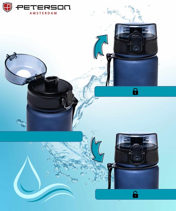 Vesipullo 750ml PTN HY-001-750-9522 Violetti-punainen