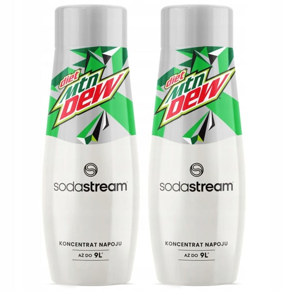 Sodastream Mountain Dew Diet -limsasuihkulähdesetti 2 kpl x 440 ml