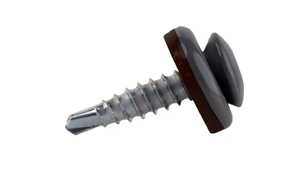 Landmandsskruer GTF02P Panhoved 4,8x20mm RAL 7024