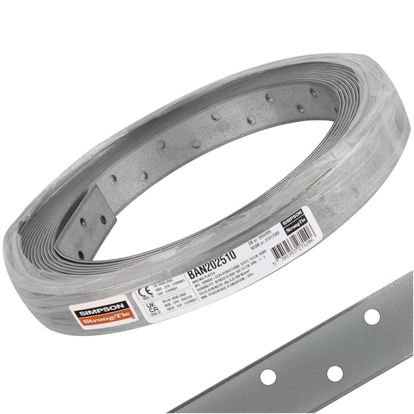 Perforeret tape BAN202510 25x2mm x 10mb