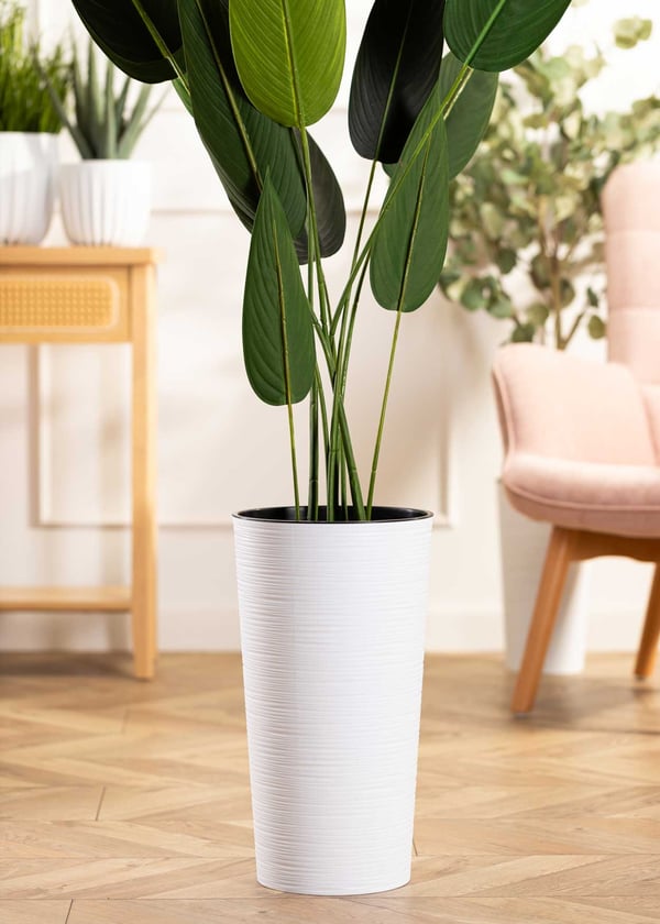 Urbanika Riflo blomkruke hvid h46 cm