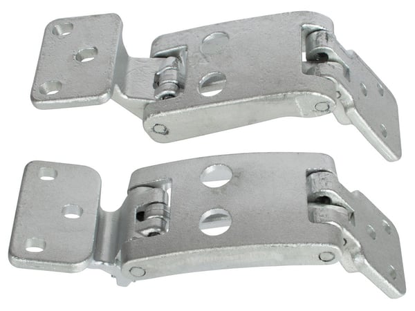 VW Crafter 2006- ÖVRE + NEDRE gångjärn höger bakdörr 270° 2 st. SET