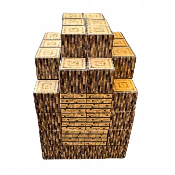 Minecraft magnetiska byggstenar med stark magnet 84 delar och 2 figurer