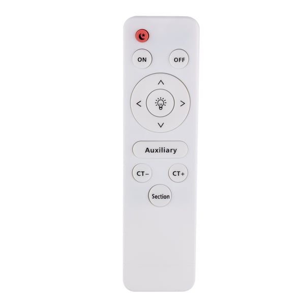LED-kattovalaisin pinta-asennettava AGA2 72W IP44 CCT valkoinen pyöreä 50cm + LUMILED kaukosäädin