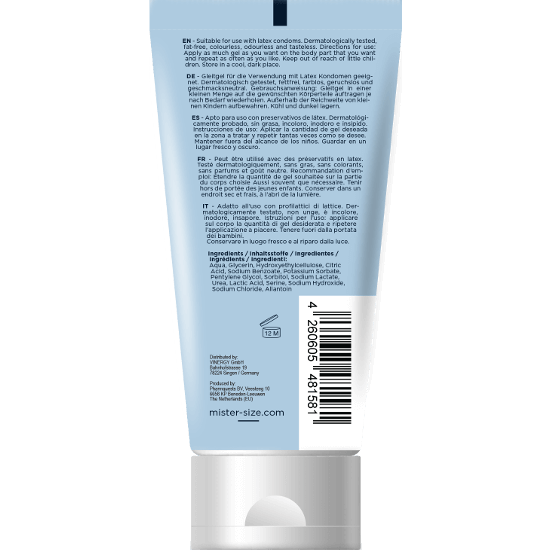 Mister Size Økologisk Glidemiddel Gel 100ml