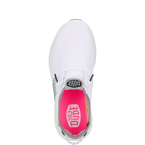 Heydude Sirocco W sport stripe sko 39 hvid