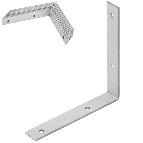Kotarbau® Kirvesmiehen kulmaliitin ruostumatonta terästä sinkittyä 125 x 125 x 20 mm 12 kpl:n sarja