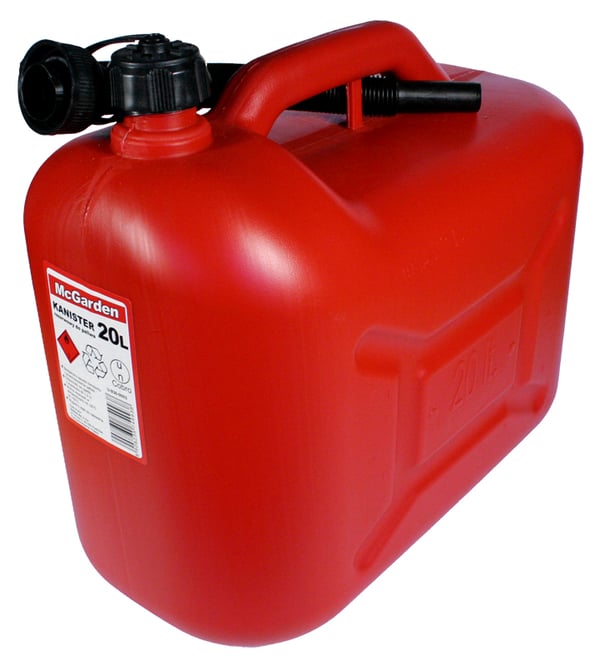 Plastdunk til benzin 20L - U-930-0003