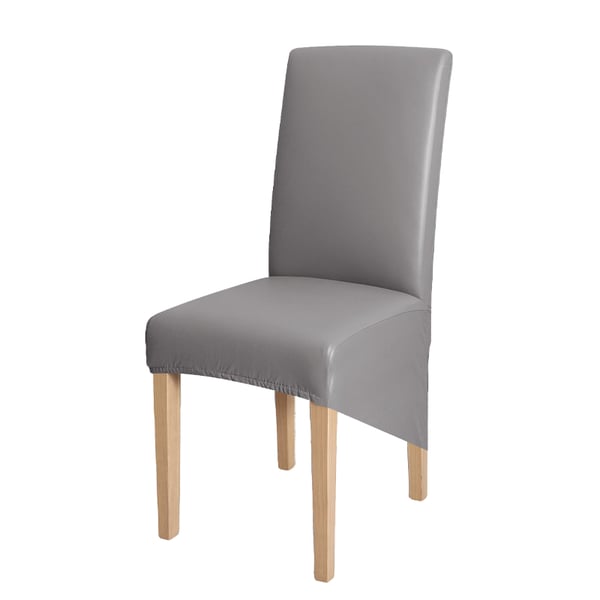 XXL-tuolin päällinen, selkänojan korkeus 60–75 cm, valmistettu harmaasta ekonahasta