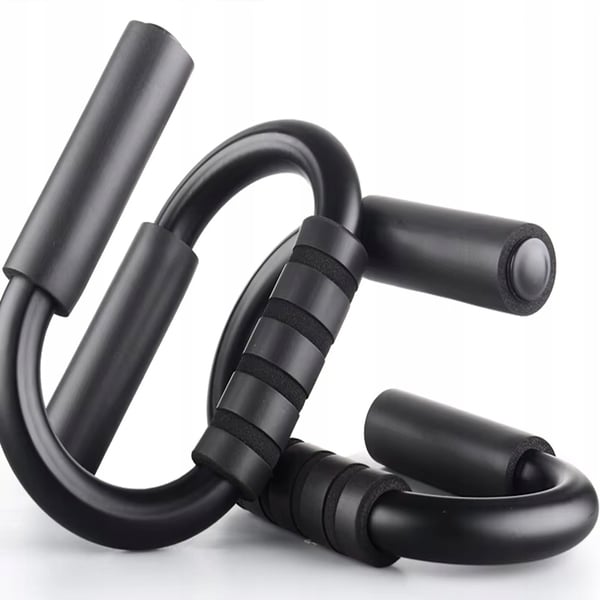 Push-up-tukikahvat koti- ja kuntosaliharjoitteluun, kestävää terästä, 2 kpl.