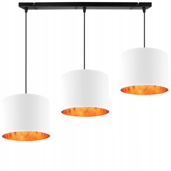LOFTSLAMPE MED GYLDET LED-SKÆRM
