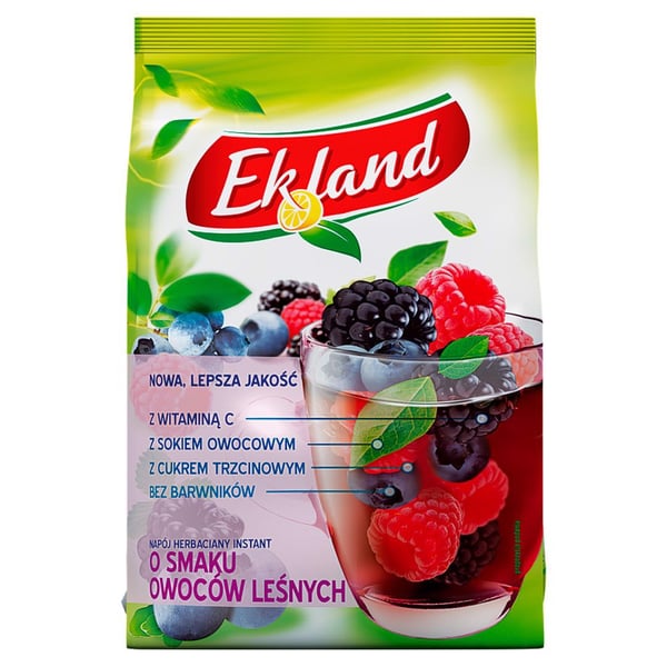 Ekland snabbtè med skogsbärsmak 300 g Ekland snabbtè med skogsbärsmak 300 g