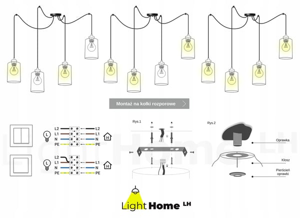 MODERNI KATTOVALAISIN MUSTA LED-VALAISIN