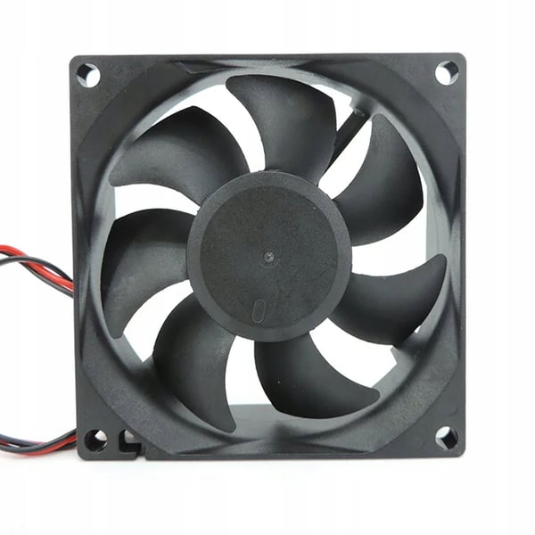 Puhallinyksikkö 80x80x25 2PIN 24V
