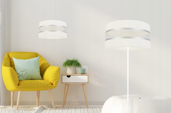 LAMPESKÆRM TIL GULV- OG LOFTSLAMPE SORT ELEGANT 40 CM